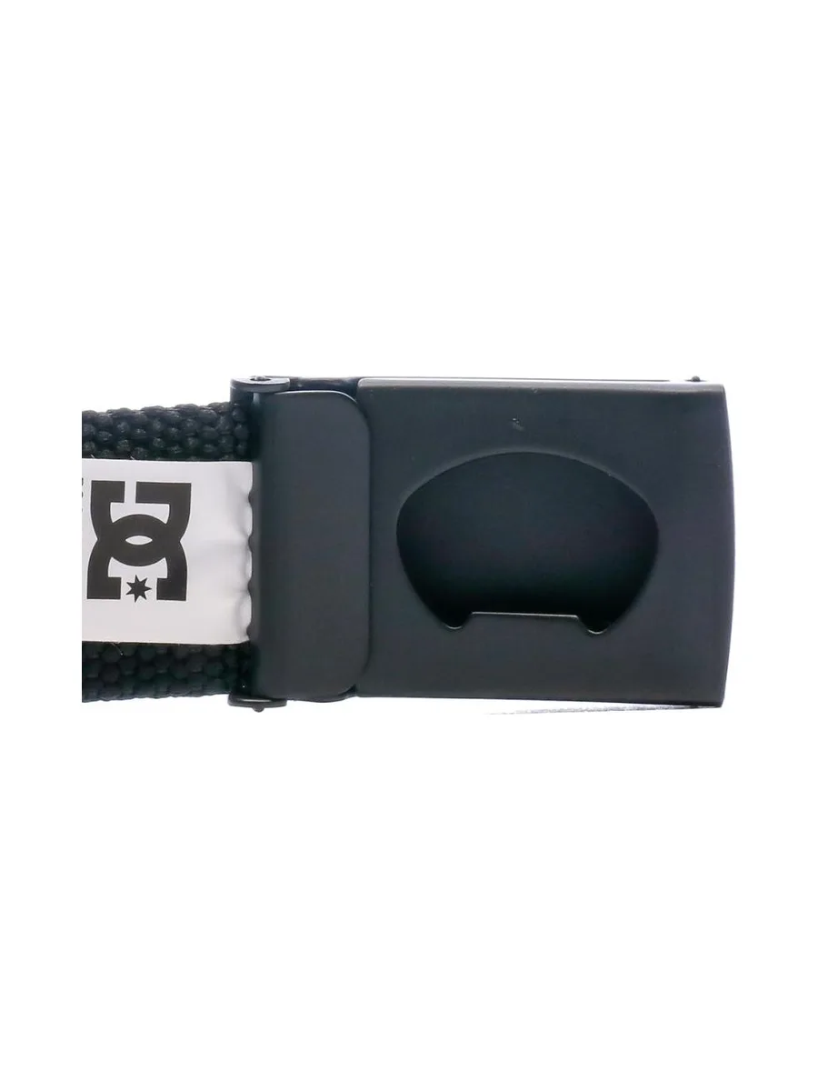 Ceinture en Tissu Noir Homme Dc shoes Web Belt 3 4