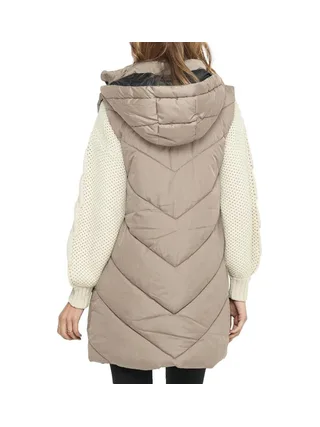 Doudoune sans manche Beige/Noir Femme JDY Padded Waistcoat 2