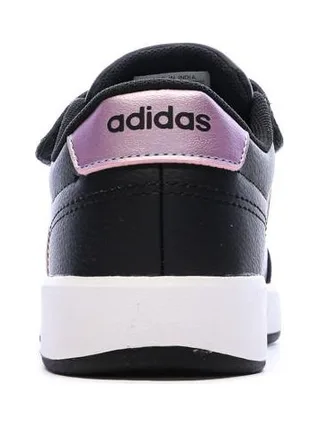 Baskets Noir/Rose Fille Adidas Tensaur 3