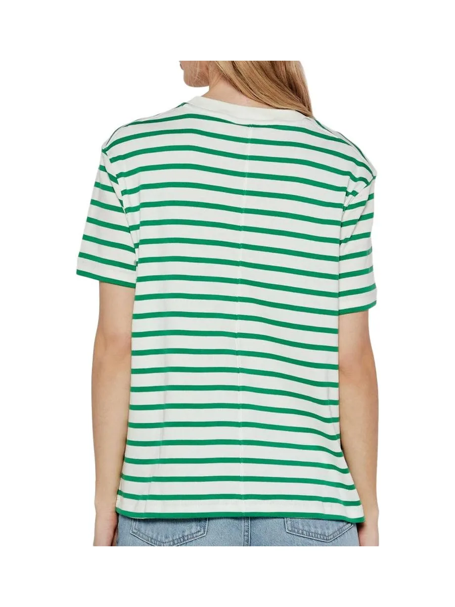 T-shirt Vert à Rayures Femme Tommy Hilfiger Rlx Modern Cody 3