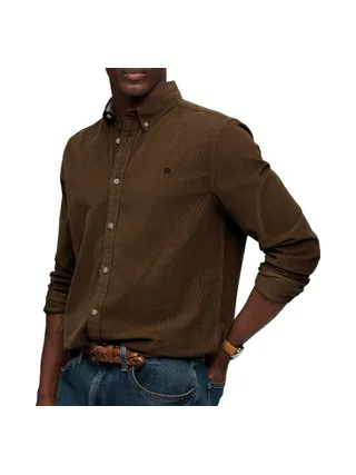 Chemise Marron Homme Superdry Classic 1