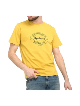 T-Shirt Jaune Homme Pepe jeans Original 1