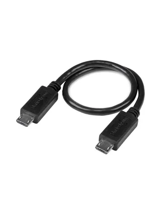 8in Micro USB to Micro USB OTG Cable M/M 1