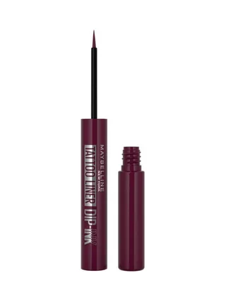 Eyeliner Liquide Tattoo Liner Dip-Ink Gemey Maybelline 103 Burgendy Boost 1