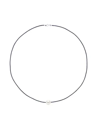 Collier Perles d'Eau Douce Rondes 10-11 mm — Argent 925 Millièmes — 42 cm 2
