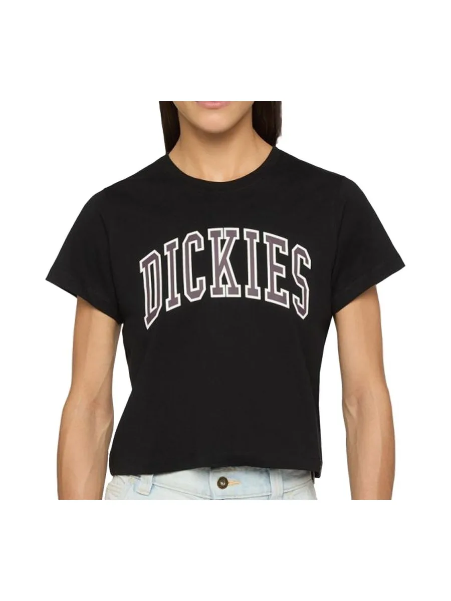 T-shirt Noir Femme Dickies Aitkin 2