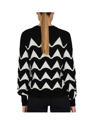 Pull Noir/Beige Femme JDY Tina 2