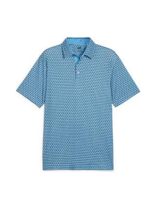 Polo Bleu Homme Puma Deco 1