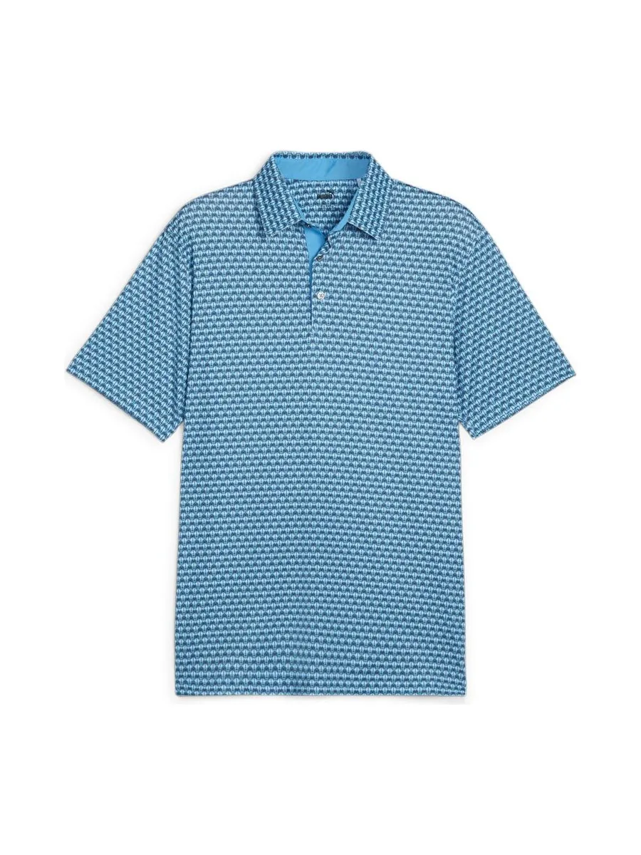 Polo Bleu Homme Puma Deco 1