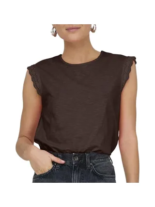 T-Shirt Marron Femme JDY Salva 1