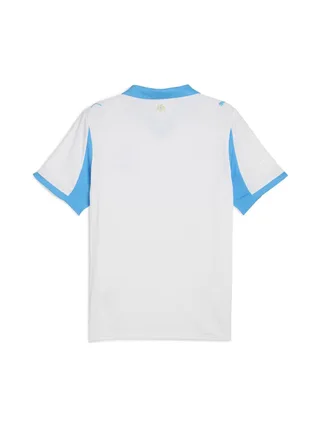 OM Maillot de Football Blanc/Turquoise Garçon Puma 25/26 2