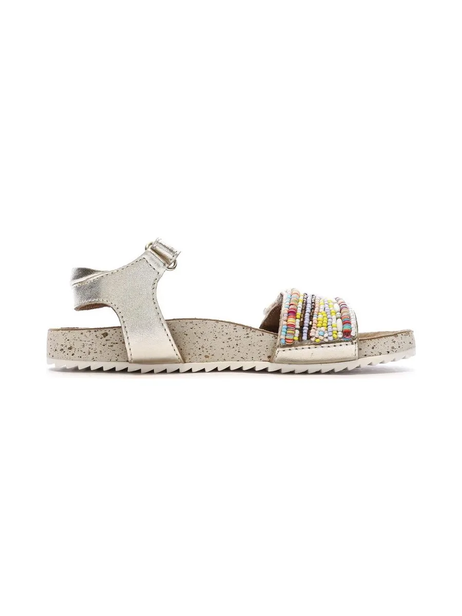 Sandales Doré et Perles Fille Mod8 Mo Charlene 3