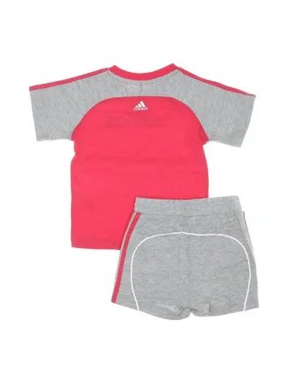 Ensemble Gris/Rose Garçon Adidas Z51693 2