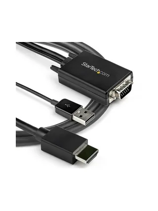 Adapter - VGA to HDMI - 2 m 6.6 ft. 6