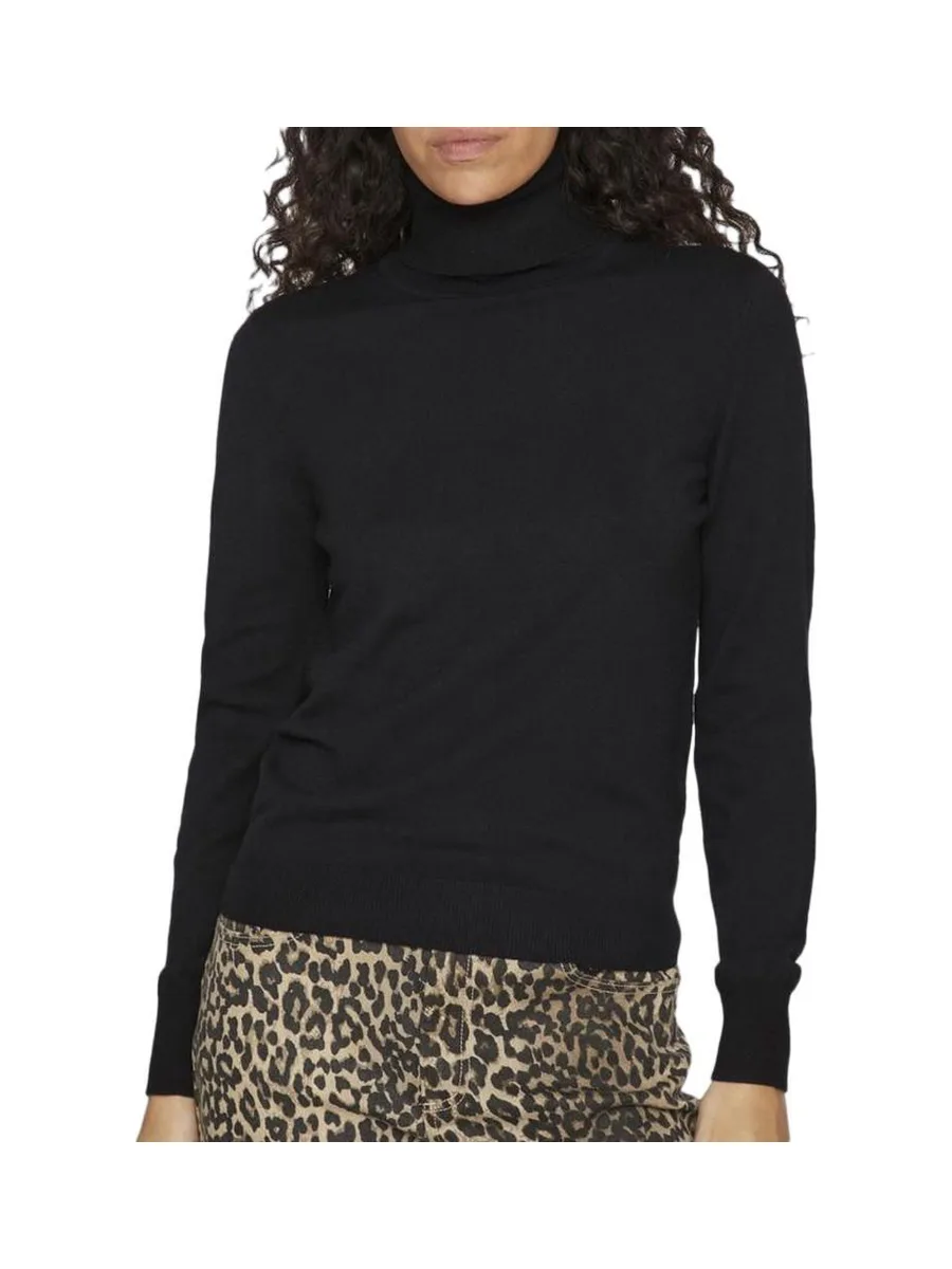 Pull Noir Femme Vila Comfy 14097994 2