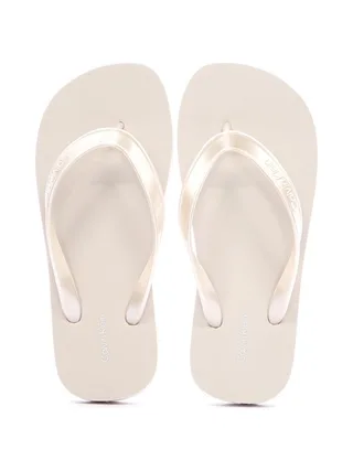 Tongs Rose Femme Calvin Klein Jeans Flip Flop Tpu Metall 3
