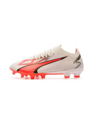 Chaussures de football Blanc/Rouge/Noir Homme Puma Ultra Match 107347-01 1