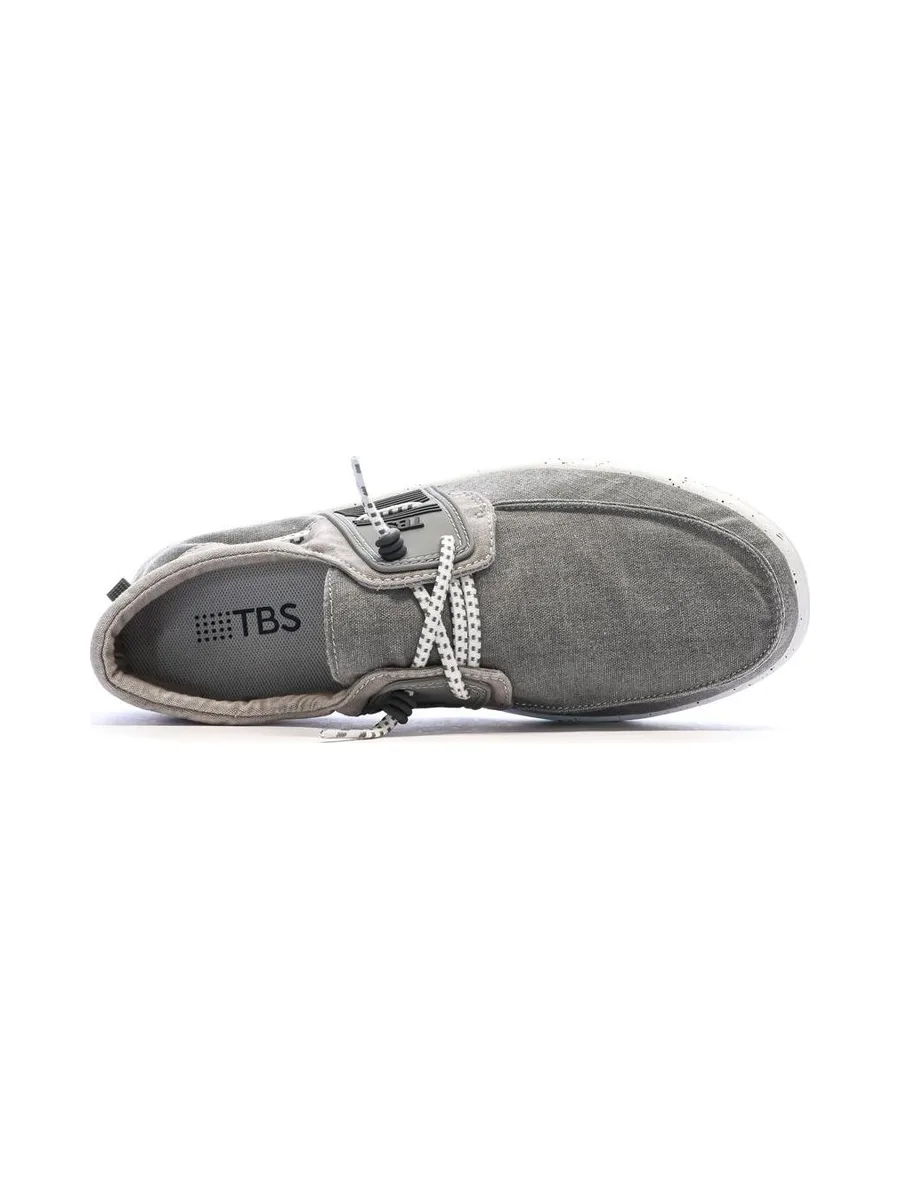 Chaussures bateau Gris Homme TBS Bateau Canvas 5