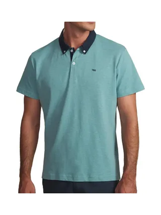 Polo Vert Homme TBS Mangrove 1