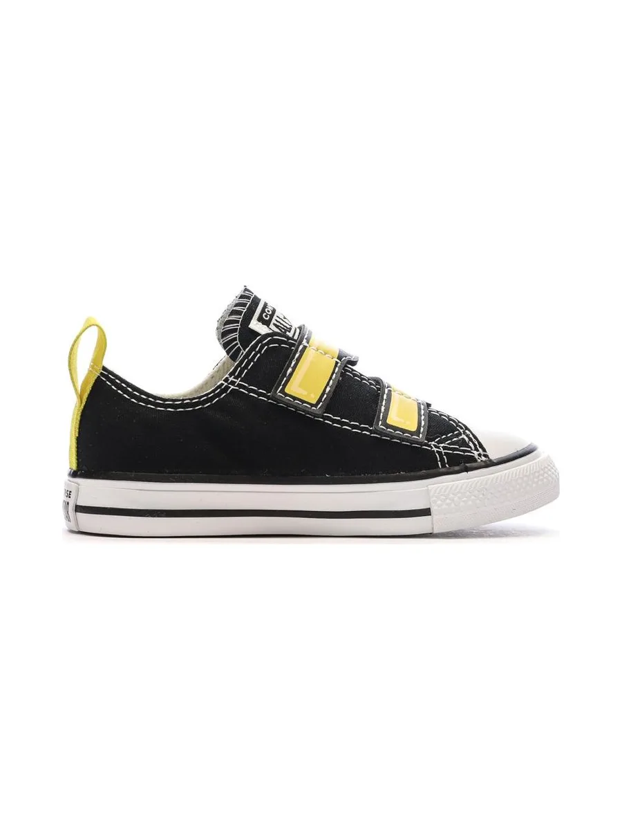 Baskets Noires/Jaunes Garçon Converse All Star Electric 3