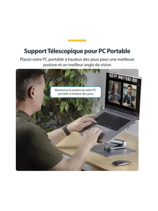 Telescopic Laptop Stand Computer Riser 8
