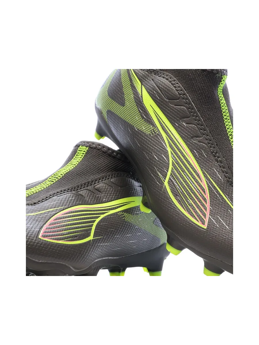 Chaussures de football Grises/Jaunes Garçon Puma Ultra 5 8