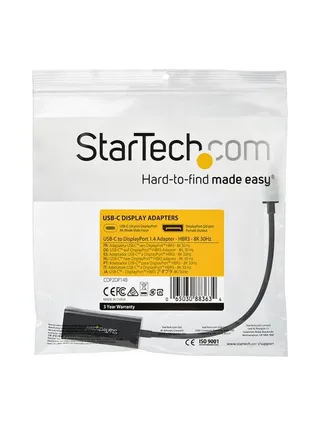 Adapter - USB C to DisplayPort - 8K 30Hz 4