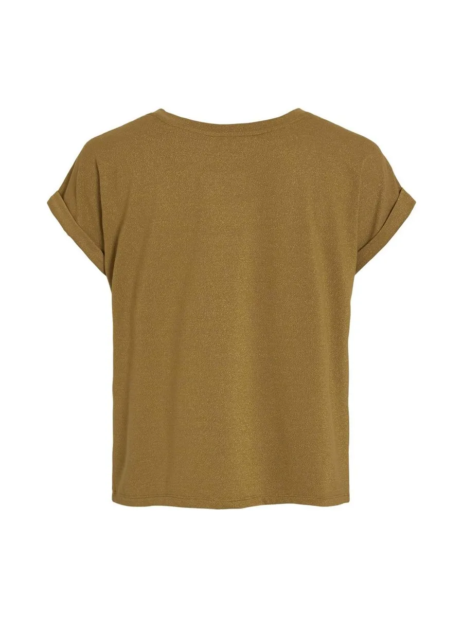 T-Shirt Marron Femme Vila Luxi 3