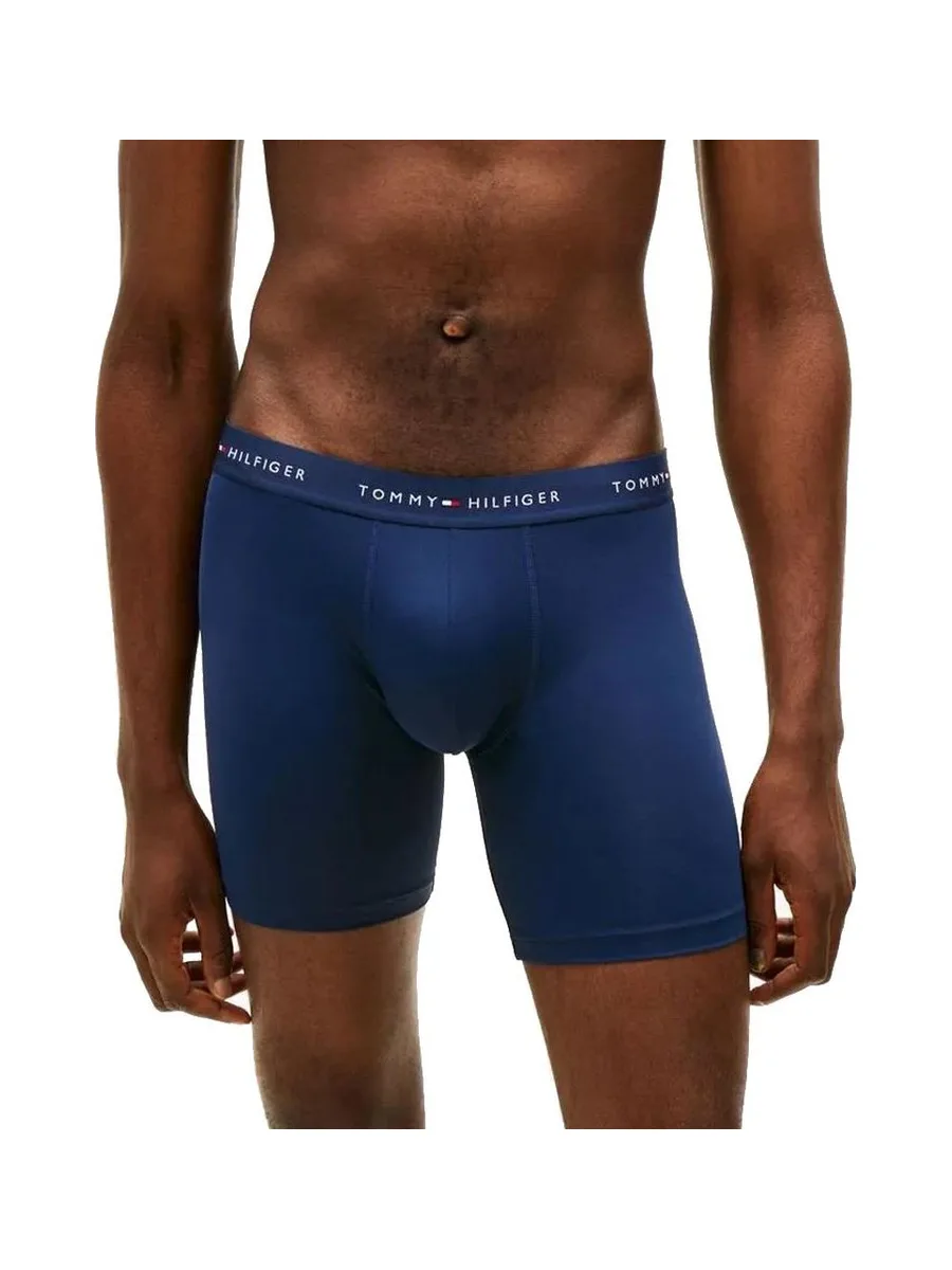 X3 Boxers Bleu/Gris/Marine Homme Tommy Hilfiger Brief 3