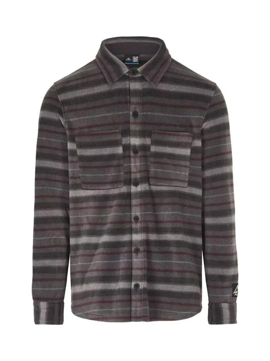Chemise Grises/Bordeaux Homme O'Neill Superfleece 2
