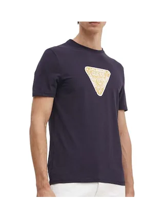 T-shirt Marine Homme Guess M4YI35J1314 1