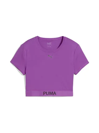 T-Shirt Violet Femme Puma Strong 1