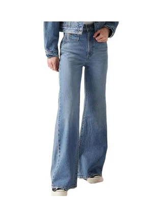Jean Bleu Femme Levi's Ribcage Bells 1