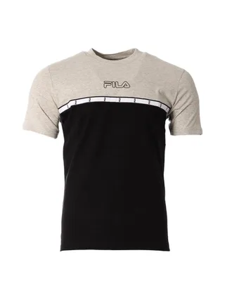 T-shirt Noir/Gris Homme Fila Tape 1
