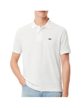 Polo Blanc Homme Lacoste Classic Fit 1