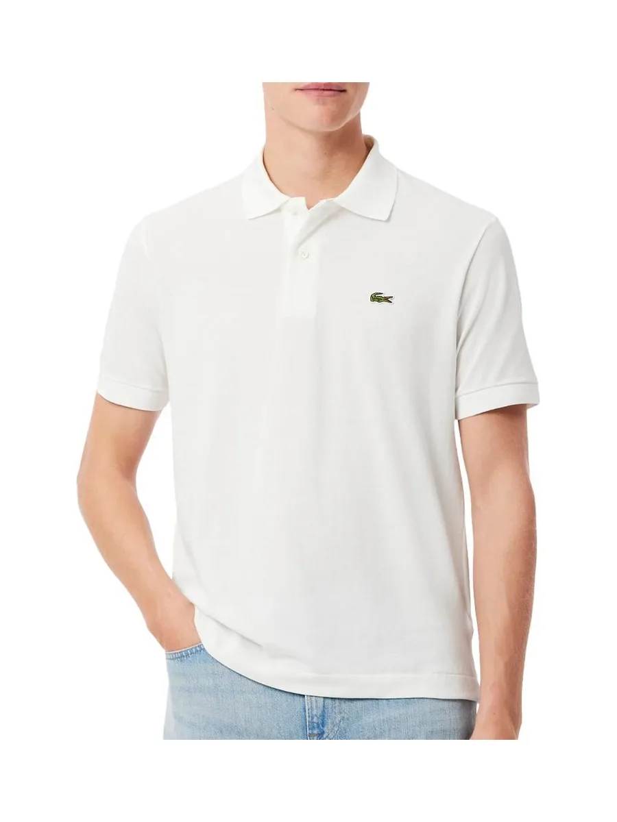 Polo Blanc Homme Lacoste Classic Fit 2