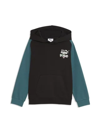 Sweat Noir/Vert Garçon Puma Super Puma Hoodie 1
