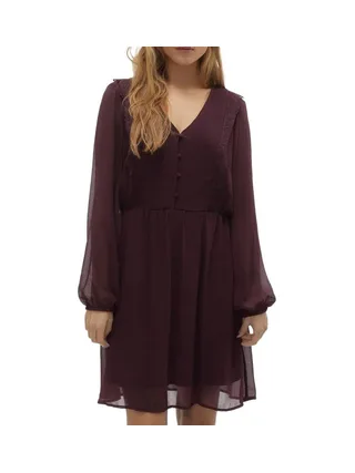 Robe Bordeaux Femme Vero Moda Juna 1