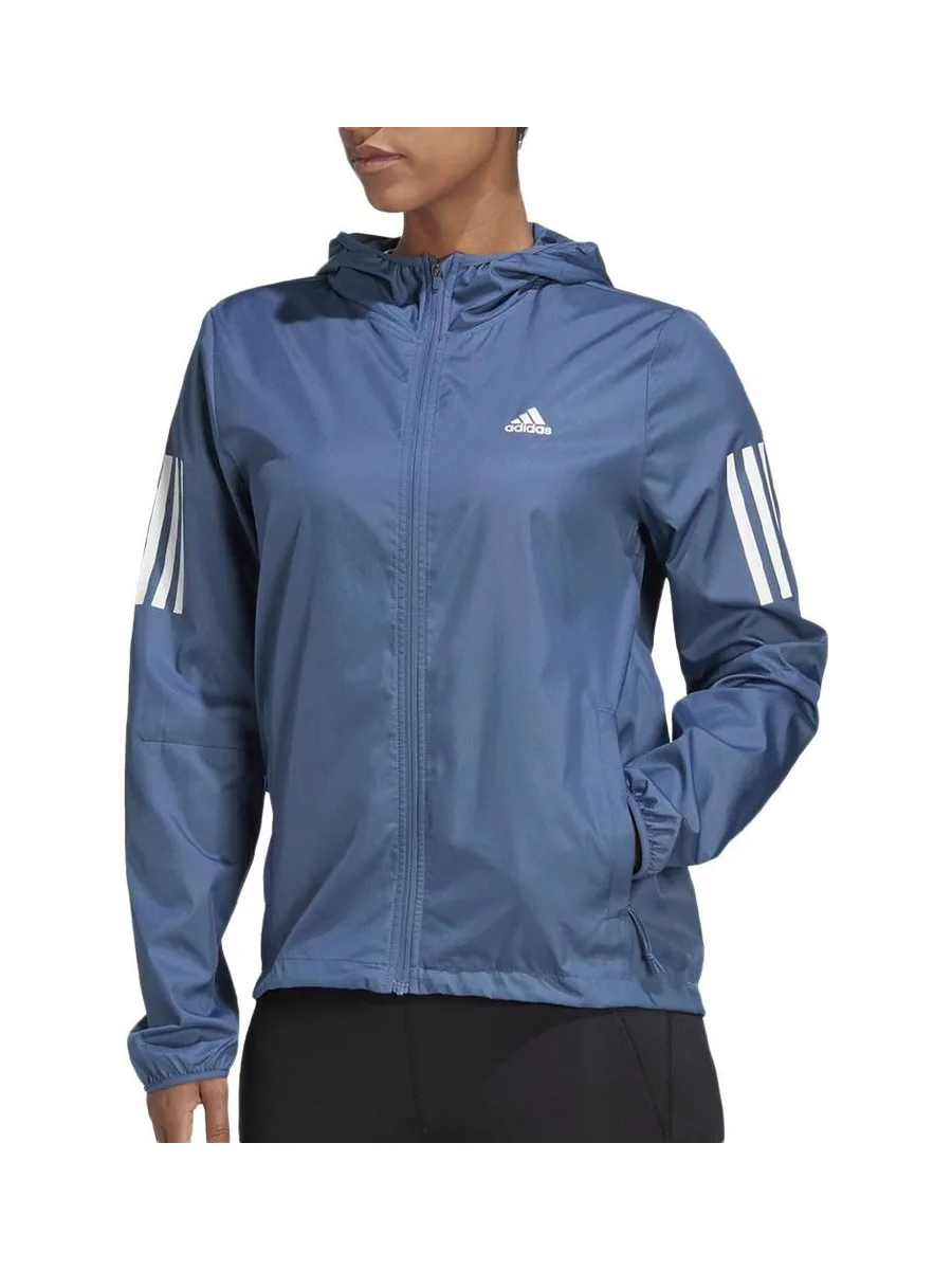 Veste Bleu Femme Adidas Windbreaker 3