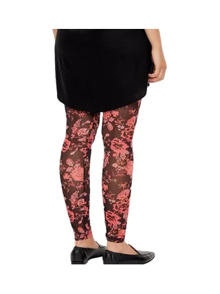 Legging de Grossesse Rouge Femme Mamalicious Mesh 2