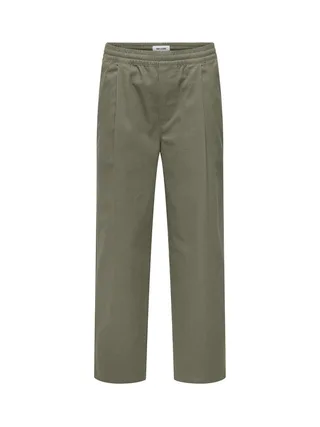 Pantalon fluide Kaki Homme Only & Sons Bologna 1