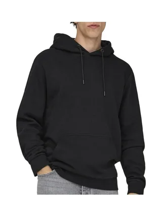 Sweat à Capuche Noir Homme Only & Sons Cere 1