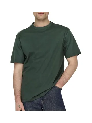 T-shirt Vert Forêt Homme Only & Sons Onsfred Life 1