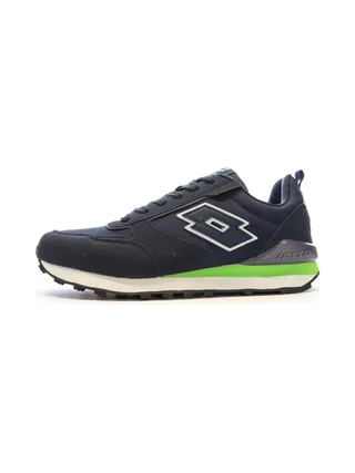 Baskets Marine/Vert Homme Lotto Twenty 5 1