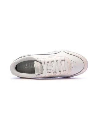 Baskets Blanc/Rose/Gris Femme Puma Carina Mia 4