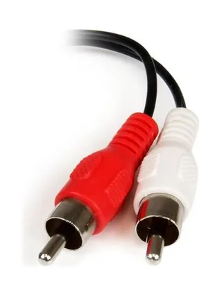 6in Stereo 3.5mm M to 2x RCA F Cable 3