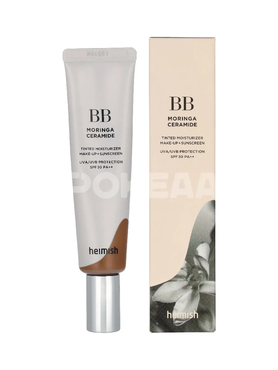 Heimish Moringa Ceramide BB Cream SPF 30 PA++ 30ml - #29 Dark Olive 1
