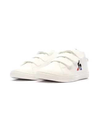 Baskets Blanches Garçon Le Coq Sportif Courtset Optical 6