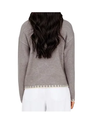 Pull Gris Clair/Beige Femme JDY Silja 2