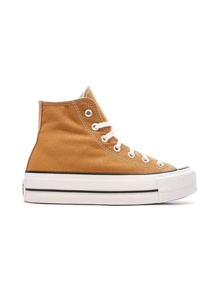 Baskets Jaune Converse Femme Chuck Taylor All Star Lift 2